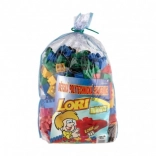 Jeu de construction Lori 300 en plastique, 300 pièces en sac