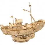 Puzzle en bois 3D Bateau de pêche