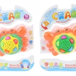 Crabe sonore à piles pour tout-petits