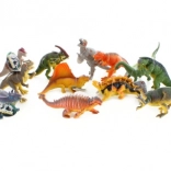 Dinosaures en caoutchouc avec son, taille moyenne 22 cm – lot de 24 pièces