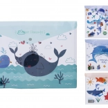 Chemise à bouton-pression Monde marin 35,8 × 26 cm