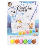 Peinture par numéros – chiens à la mer, lot de 2 images