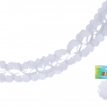Guirlande en papier blanche 3,6 m