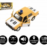 Voiture de police VB Lada 12 cm avec lumière et son à rétrofriction