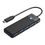 Orico hub USB 4× USB‑A 3.0 (noir)
