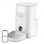 Dogness F16 distributeur de nourriture intelligent 4 l avec bol en plastique, blanc