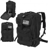 Sac à dos militaire tactique 38L noir