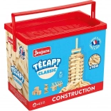 Jeujura jeu de construction en bois massif 100 pièces