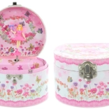 Boîte à bijoux musicale avec fée