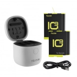 Station de charge étanche TELESIN Allin Box pour GoPro HERO 9/10/11/12 + 2 batteries