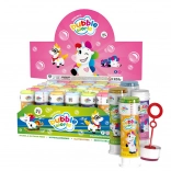 Bulle de savon avec motif Licorne
