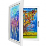 Cadre pour dessins d’enfants A4 avec ouverture – capacité jusqu’à 150 œuvres