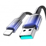 Joyroom câble de charge USB‑A vers Lightning 3A 1,2 m noir