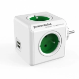 Multiprise PowerCube Original USB verte