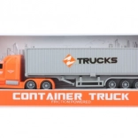 camion avec conteneur à piles avec lumières et sons