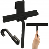 raclette en silicone noire pour verre et parois de douche