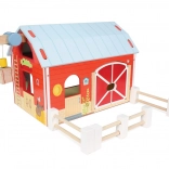 Grange en bois LE TOY VAN – ferme rouge pour enfants