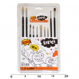 Set de pinceaux pour peinture - 10 pcs