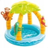 Piscine gonflable pour enfants avec auvent insulaire Intex