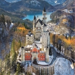 Educa puzzle Château de Neuschwanstein vu du ciel 1000 pièces