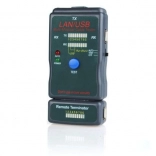 Testeur de câbles à diodes RJ11, UTP, STP, USB A/B