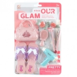 Coffret de beauté pour enfants avec escarpins et accessoires