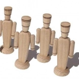 Ceeda Cavity soldat en bois