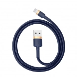 BASEUS Cafule câble Lightning USB-A – Lightning 2 m, 1,5 A, or/bleu foncé