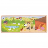Puzzle en bois À la ferme de Bigjigs Toys