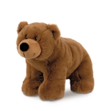 Ourson en peluche marron 30 cm avec rembourrage à billes