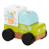 Camion de glace - puzzle en bois pour enfants