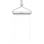 Étui étanche pour téléphone BASEUS AquaGlide avec verrou coulissant cylindrique – blanc