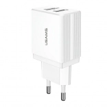 Chargeur secteur USB 2 ports Blanc