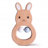 Bigjigs Baby Hochet en Bois Lapin