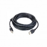 Câble rallonge USB 2.0 AM–AF 1,8 m avec filtre ferrite, noir