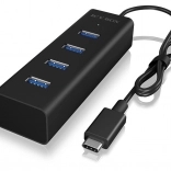 ICY BOX Hub 4 ports USB‑C (USB 3.0, 5 Gbit/s)