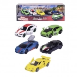 Coffret cadeau DREAM CARS ITALY – 5 petites voitures en métal