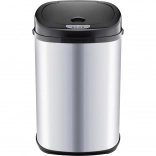 poubelle sans contact en acier inoxydable avec capteur automatique