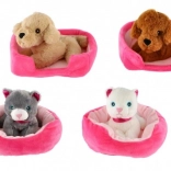 Peluche d’animal avec petit nid (22 × 24 cm)