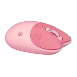 Souris sans fil MOFII en forme de chat, rose
