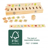 Jouet éducatif moteur en bois pour le tri Small Foot