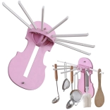 Porte-serviettes et vaisselle mural pliable