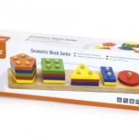 Puzzle à encastrer en bois – formes géométriques VIGA