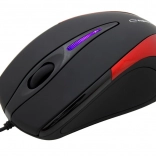 Souris optique filaire Esperanza rouge