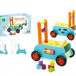 Vilac trotteur en bois multifonction 3‑en‑1 pour enfants
