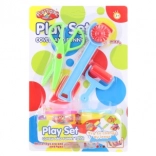 Set de modelage pour enfants avec roulette, ciseaux et rouleau