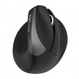 Delux M618 Mini souris verticale sans fil – noire
