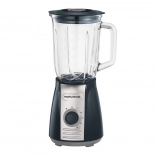 Blender de table Morphy Richards avec bol en verre 1,5 l, noir