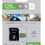 Carte mémoire PNY Elite microSDXC 128 Go UHS-I U1 Class 10