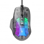 Souris de jeu filaire Havit avec éclairage RGB